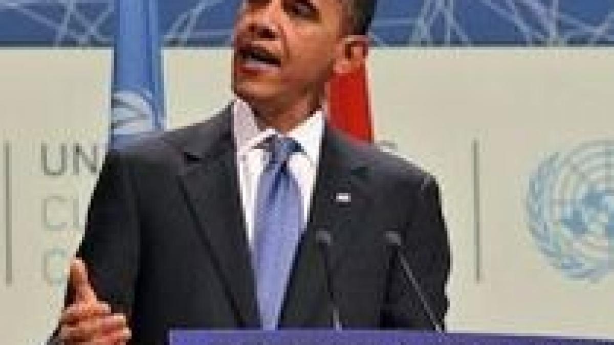 Barack Obama la Copenhaga: Progresele privind stoparea înălzirii globale sunt ?insuficiente?