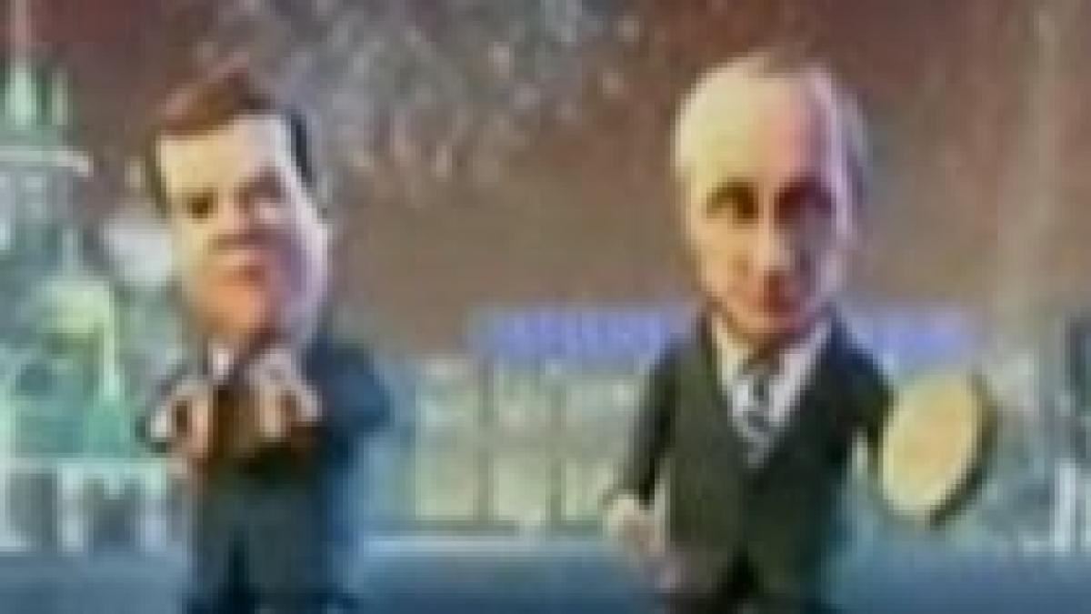 Parodie cu Medvedev şi Putin în rolurile principale, hit pe internet (VIDEO)