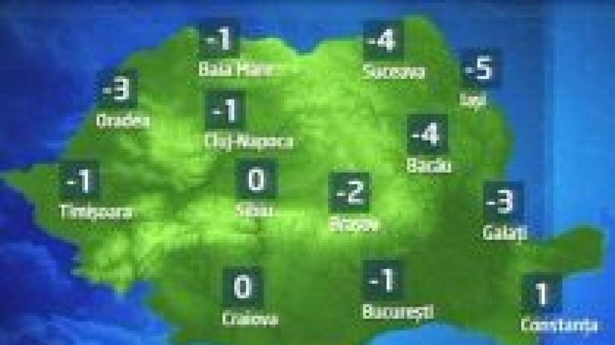 Ninsorile se răresc de luni. Vezi prognoza meteo