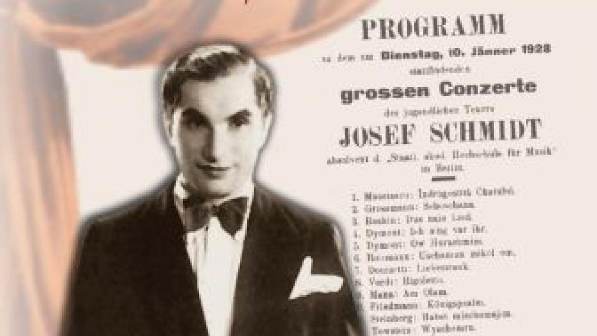 Marele tenor român Joseph Schmidt, omagiat printr-un întreg poştal la 105 ani de la naşterea lui