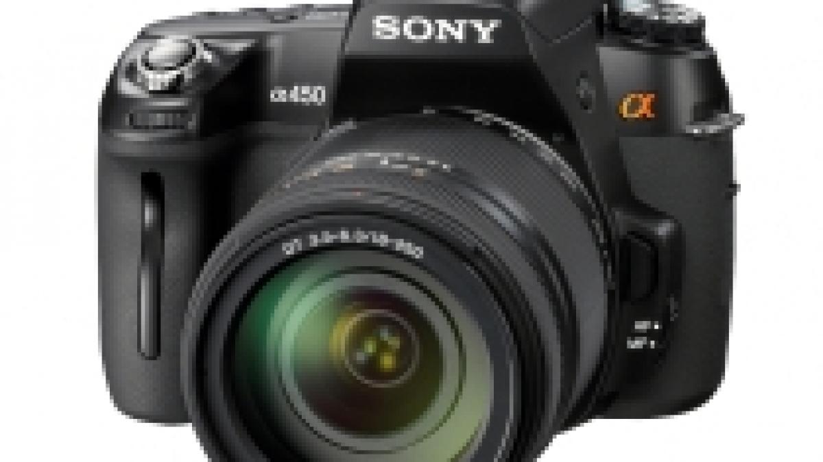 Sony &#945;450, cel mai nou DSLR al producătorului japonez (FOTO)