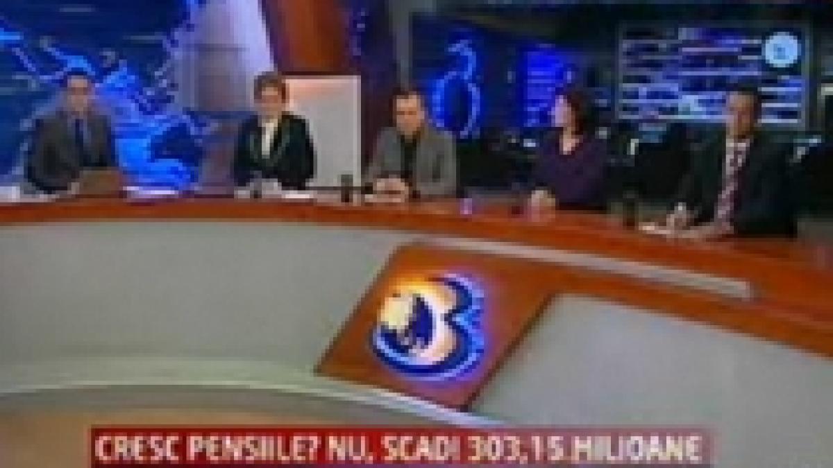 Sinteza Zilei: Cresc pensiile? Nu, scad! 303,15 milioane oferă Boc pentru primele de vacanţă
