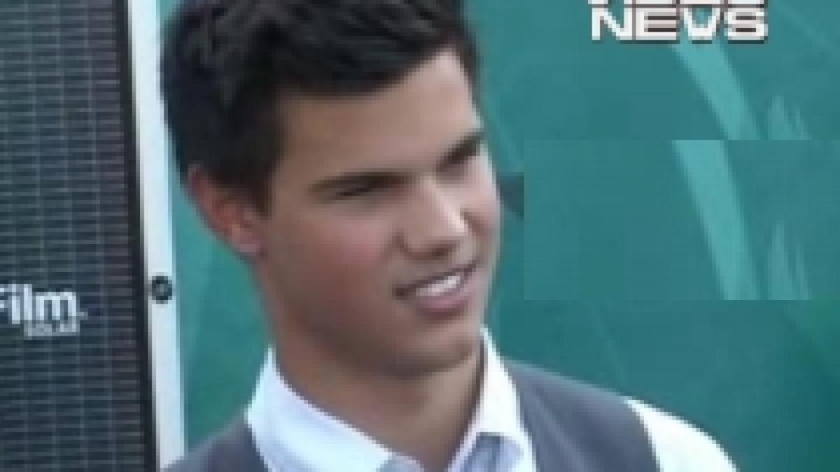 Taylor Lautner, cel mai bine plătit tânăr actor de la Hollywood (VIDEO)