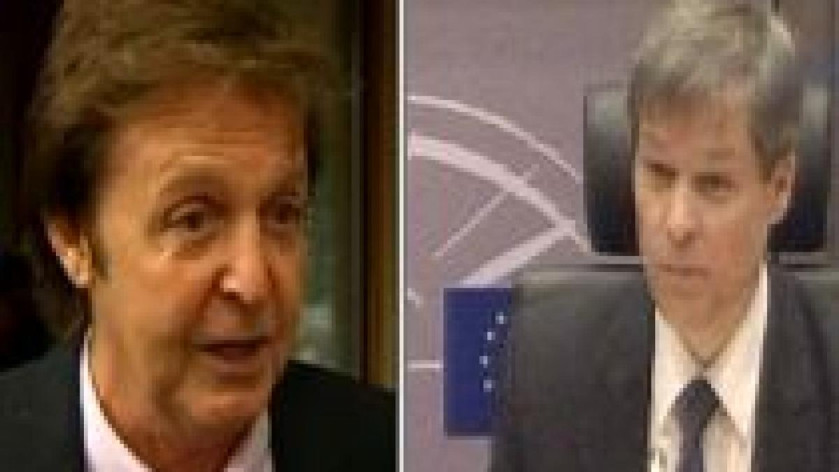 Cioloş, întrebat la audieri dacă susţine campania "Vegetarieni pentru o zi" a lui Paul McCartney (VIDEO)