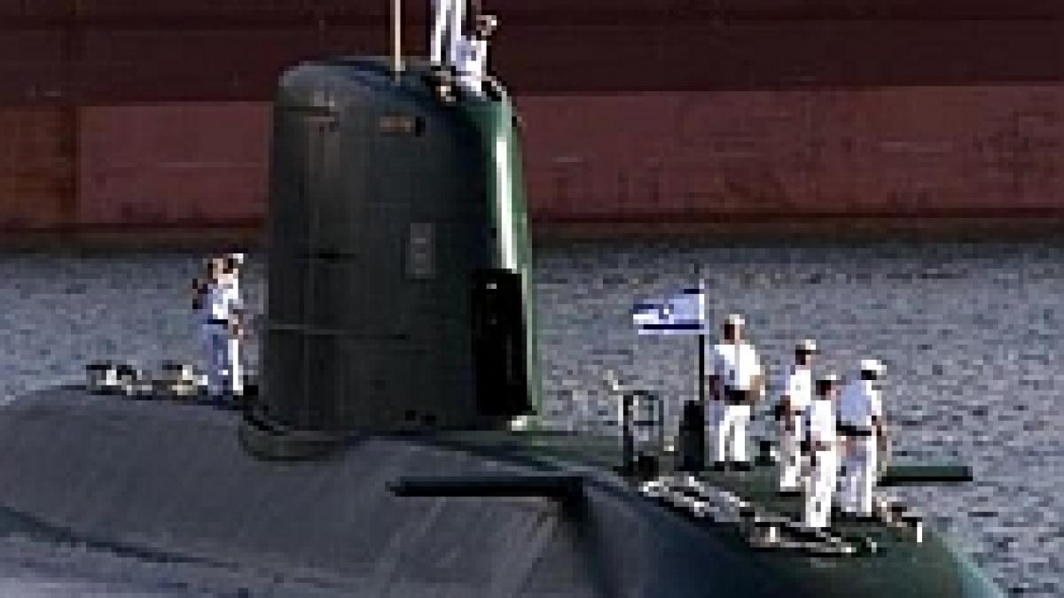 Israel discută pentru a cumpăra al şaselea său submarin din Germania
