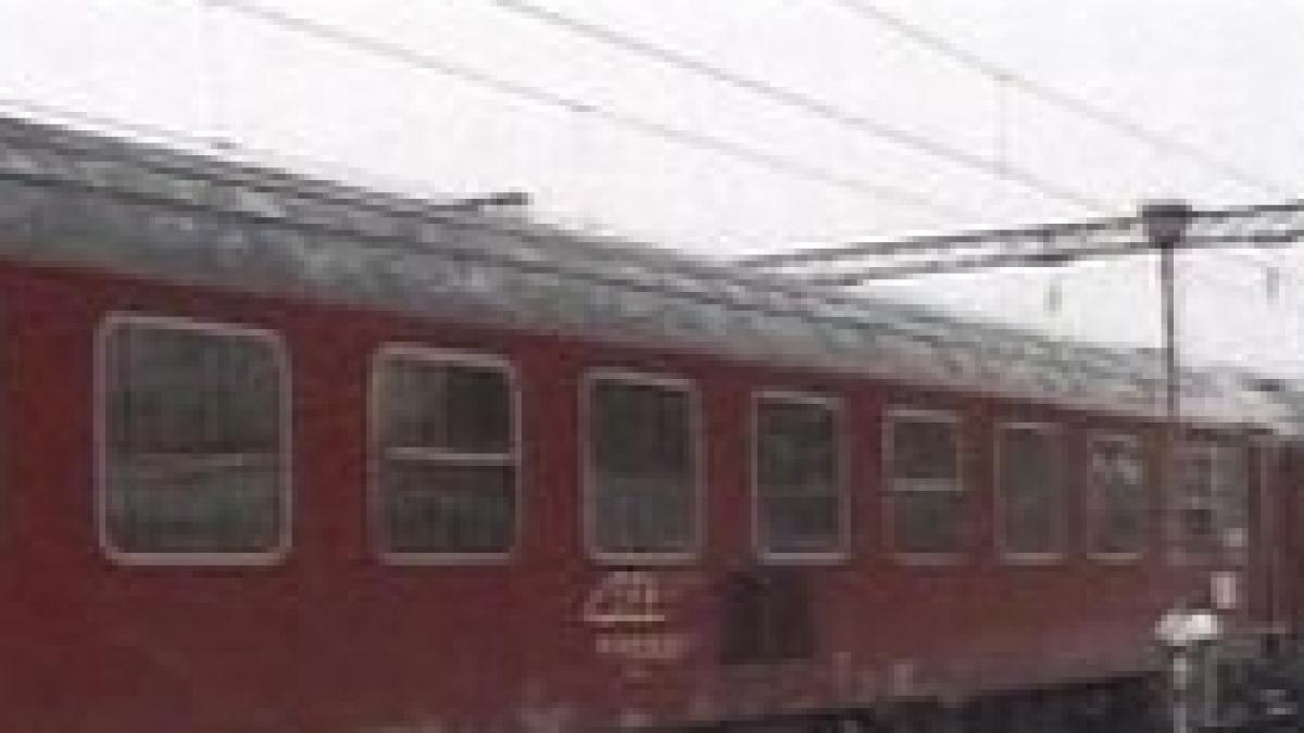 Trenurile care circulă în sud şi sud-est au întârzieri de până la 30 de minute