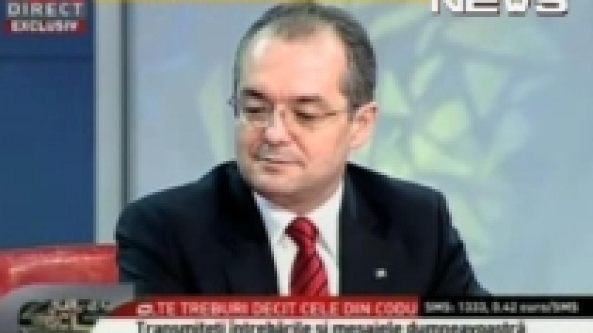 Boc despre penele lui Mircea Badea: E bine că promovează sportul (VIDEO)