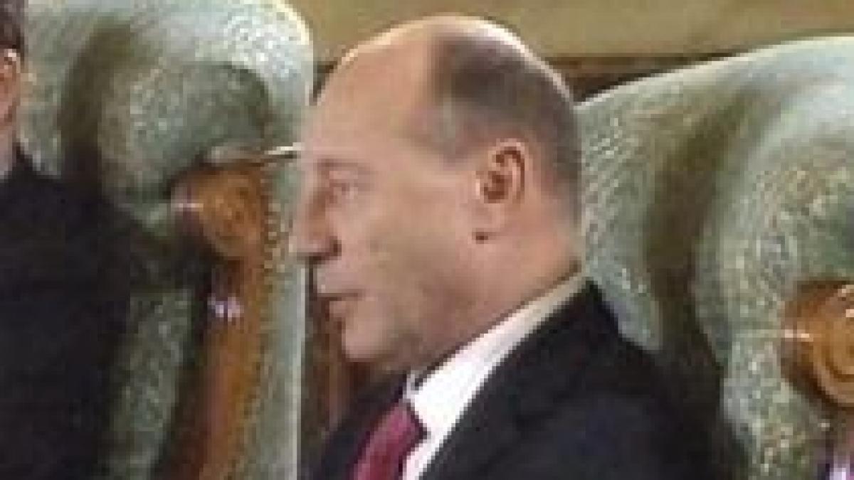 Băsescu, optimist în privinţa ieşirii României din recesiune