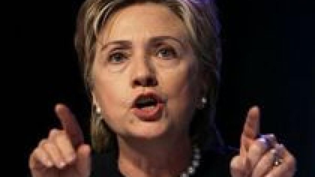 Hillary Clinton: Disputele dintre România şi Moldova, motiv de îngrijorare pentru securitatea europeană