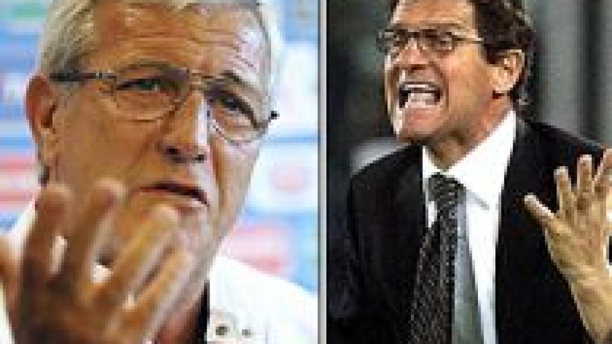 Marcello Lippi, curios cum ar reacţiona Fabio Capello la o finală Anglia - Italia