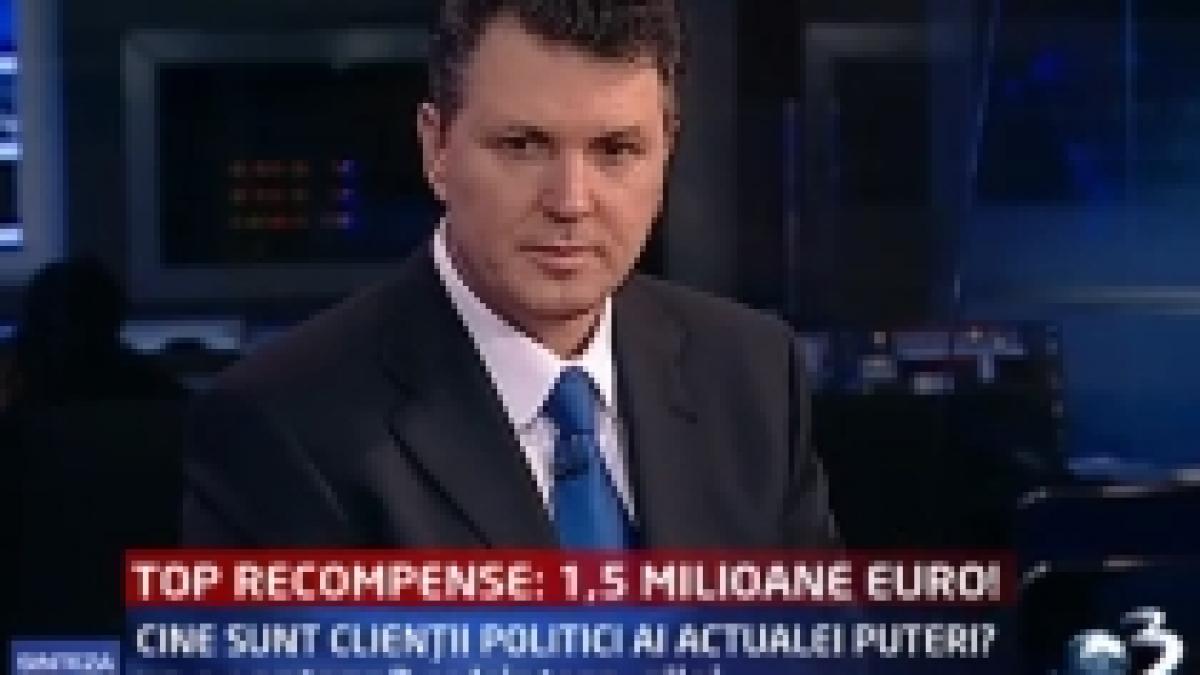 Sinteza Zilei. Top recompense: 1,5 milioane de euro! Cine sunt clienţii politici ai actualei puteri?