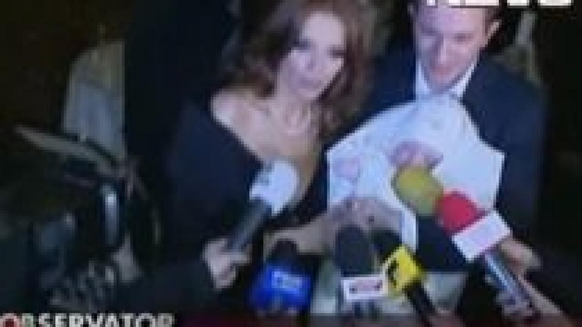 Cristina Spătar şi-a botezat băieţelul (VIDEO)