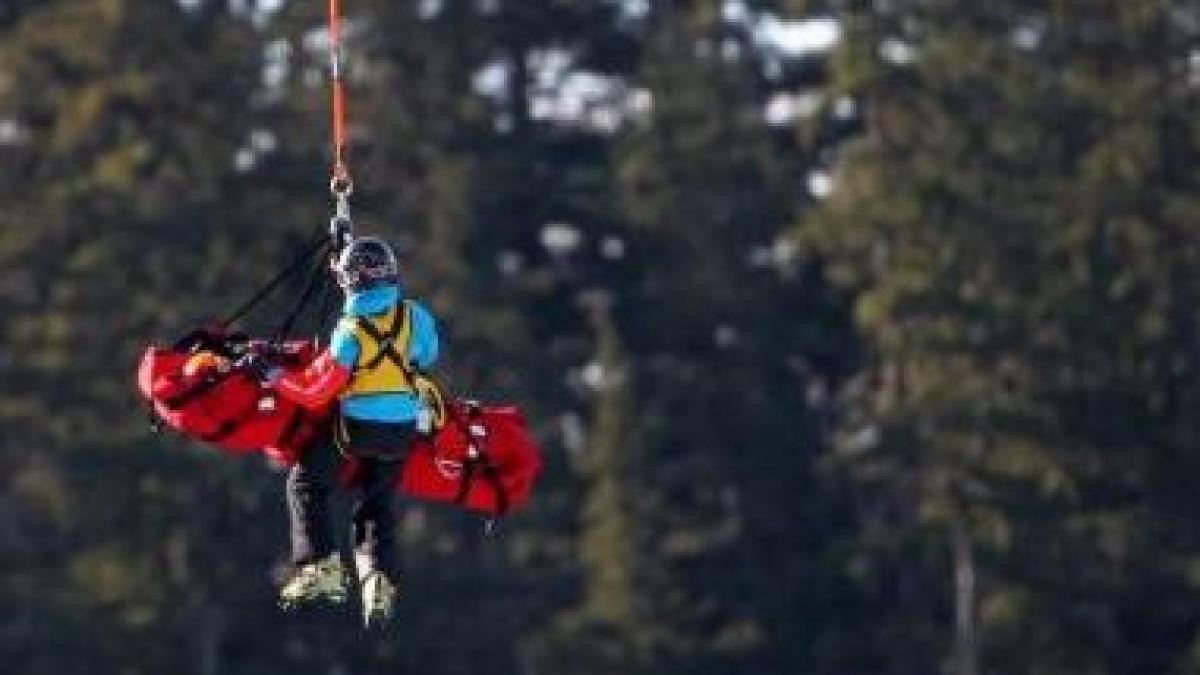 Edith Mikloş, luată cu elicopterul de pe pistă după un accident violent la schi alpin (VIDEO)