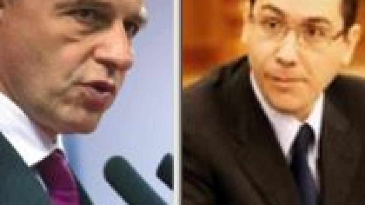 Geoană recuperează în faţa lui Ponta. Listele  de vicepreşedinţi propuse de cei doi