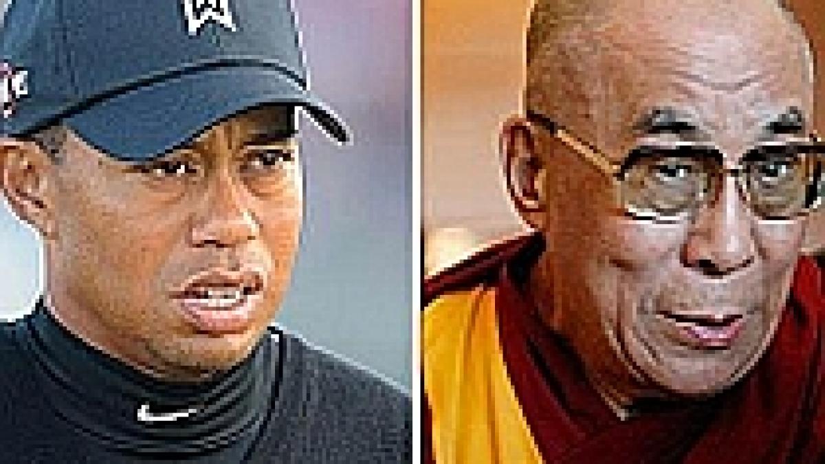 Dalai Lama admite că nu ştie cine este ?budistul? Tiger Woods
