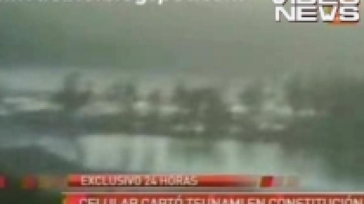 Imagini cu tsunami-ul provocat de cutremurul din Chile (VIDEO)