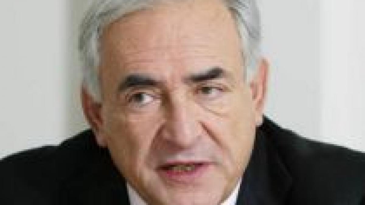 Şeful FMI vine în România pe 30 martie: Strauss-Kahn se va întâlni cu Băsescu şi se va adresa Parlamentului