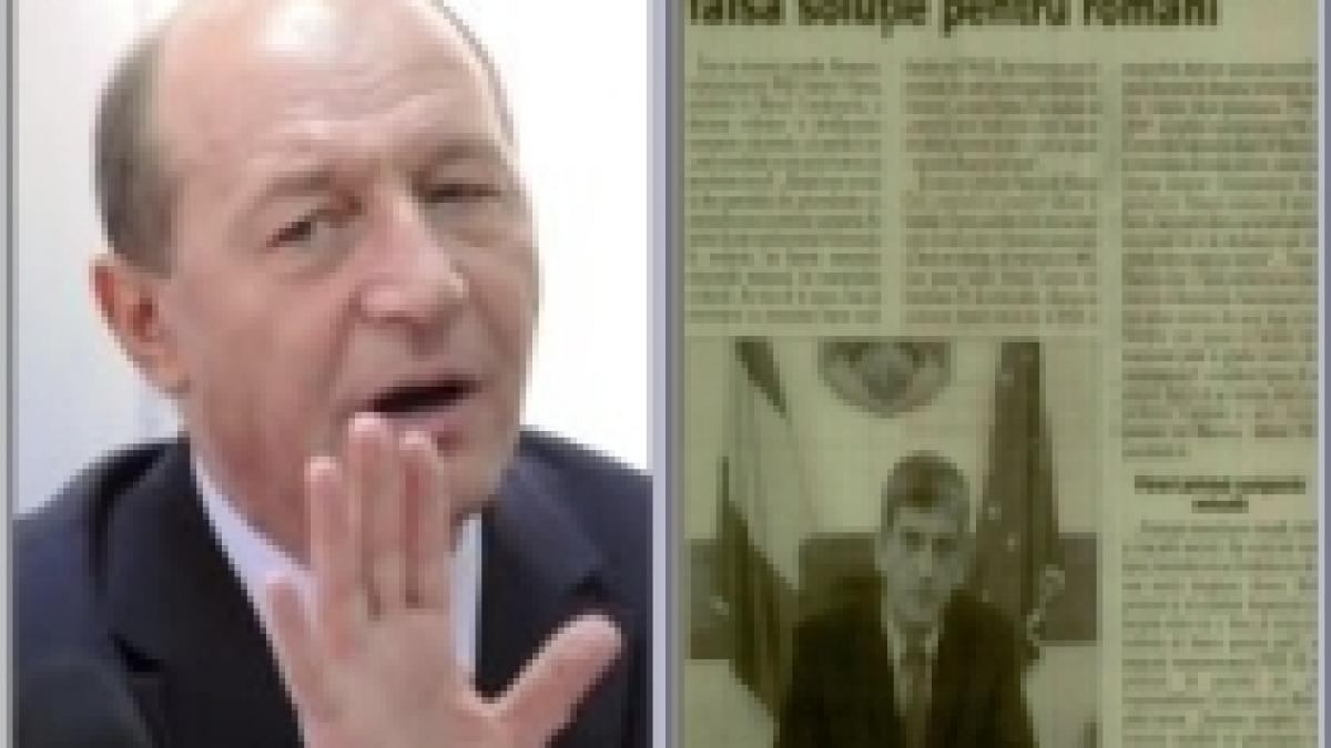 Ce spunea acum patru ani ministrul Gabriel Oprea despre Traian Băsescu (VIDEO)