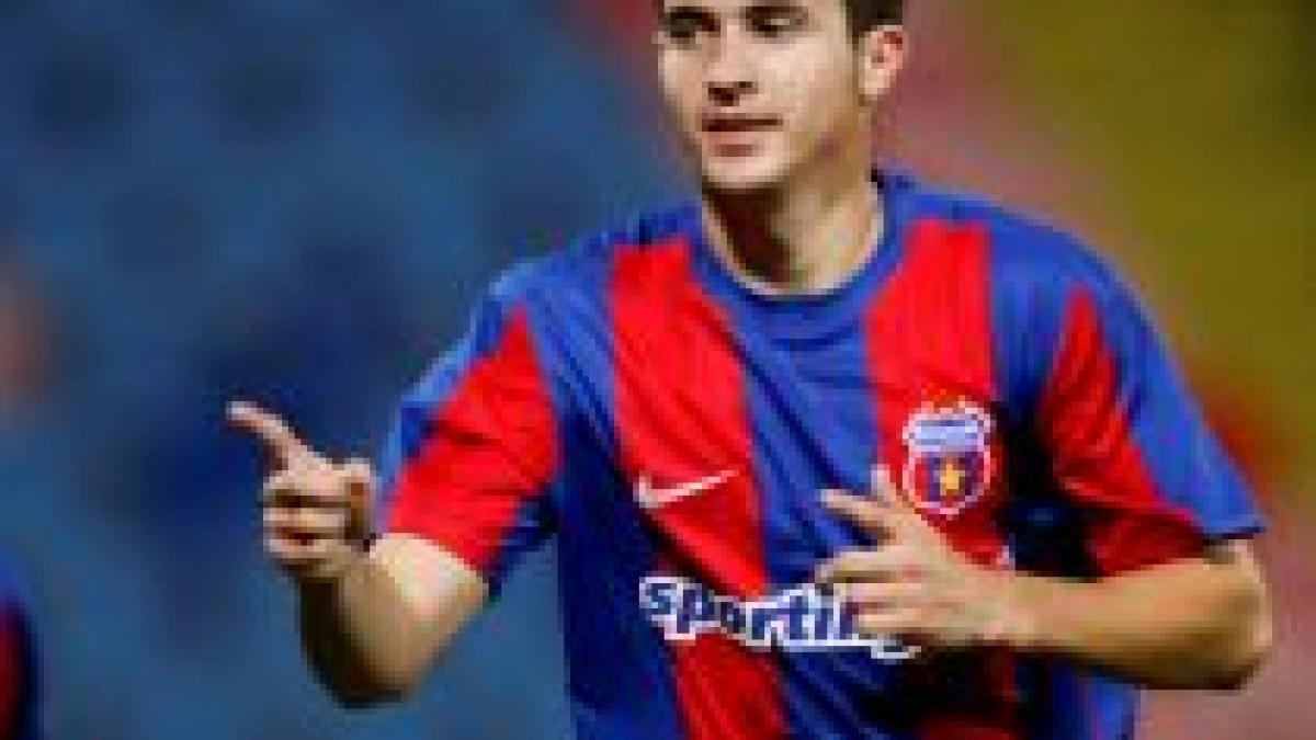 Steaua - Gaz Metan 2-0. Stancu şi Kapetanos duc echipa la un punct de lider