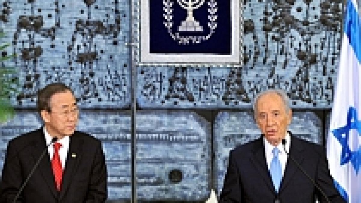 Şeful ONU sprijină crearea unui stat palestinian şi condamnă blocada asupra Gaza