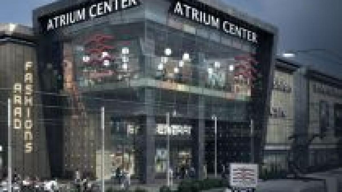 Mall-ul Atrium din Arad, vândut în ziua inaugurării din cauza datoriilor