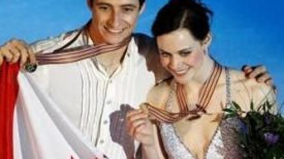 Tessa Virtue şi Scott Moir, campioni mondiali la dans pe gheaţă