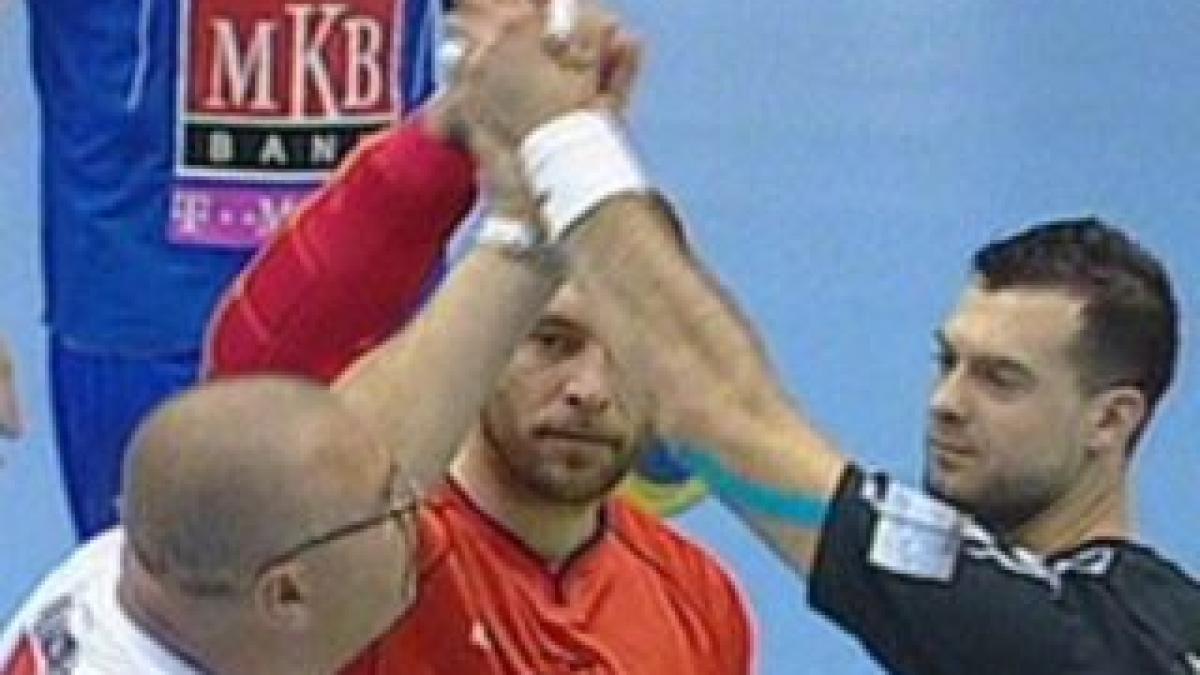 Meci în memoria lui Marian Cozma: HCM Constanţa - Veszprem 23-27, în manşa tur a optimilor Ligii Campionilor