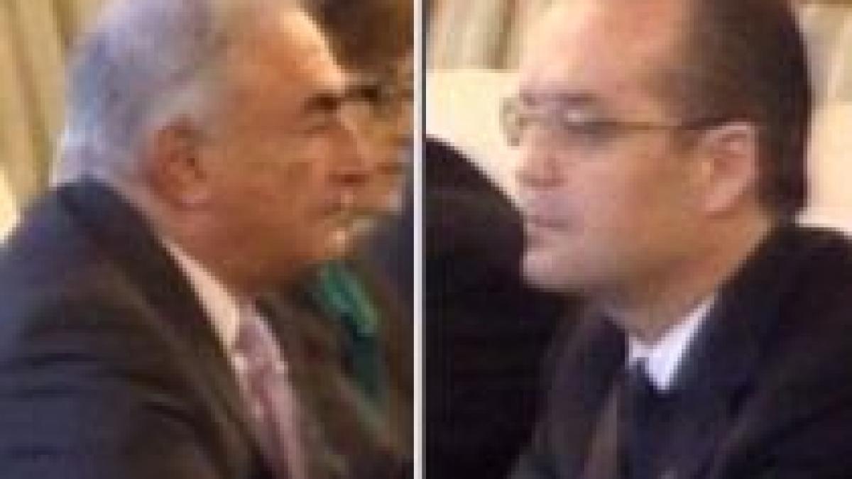 Boc, la întâlnirea cu şeful FMI: Măsurile noastre sunt aspre cu prezentul, dar corecte cu viitorul României (VIDEO)