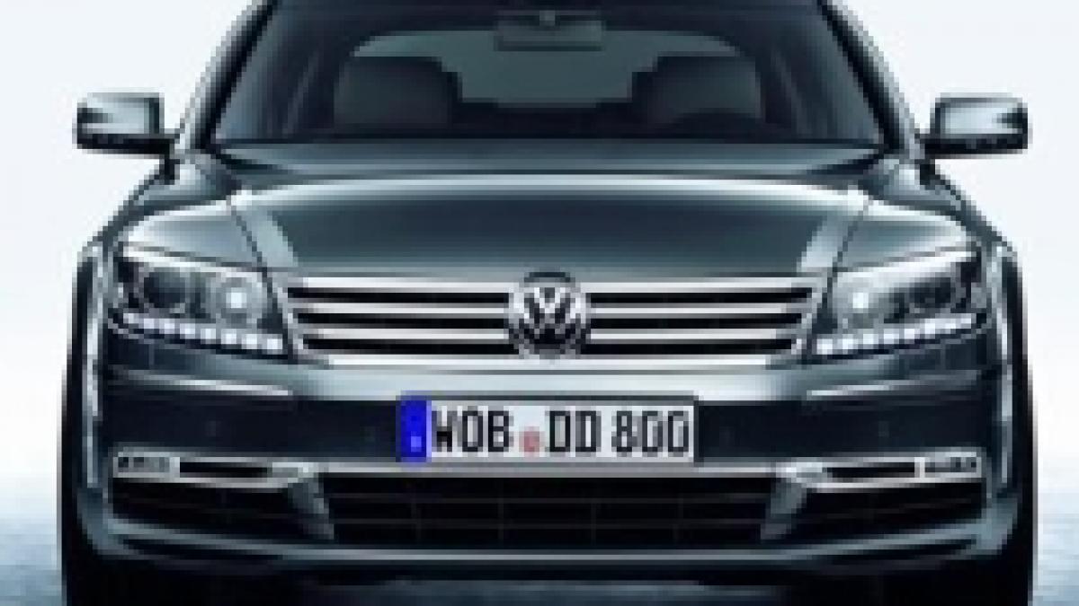 Volkswagen Phaeton cu facelift, prezentat oficial la Beijing (FOTO)