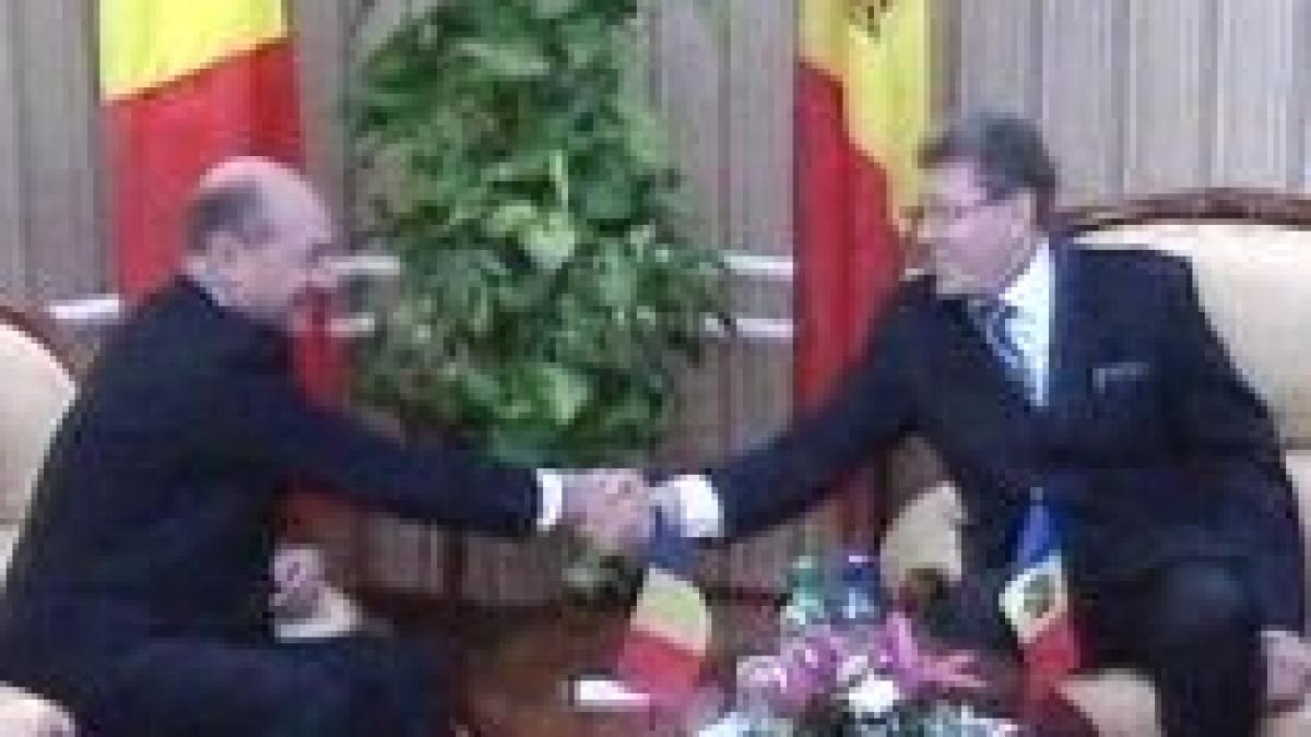 Preşedintele interimar al Republicii Moldova, în vizită la Bucureşti