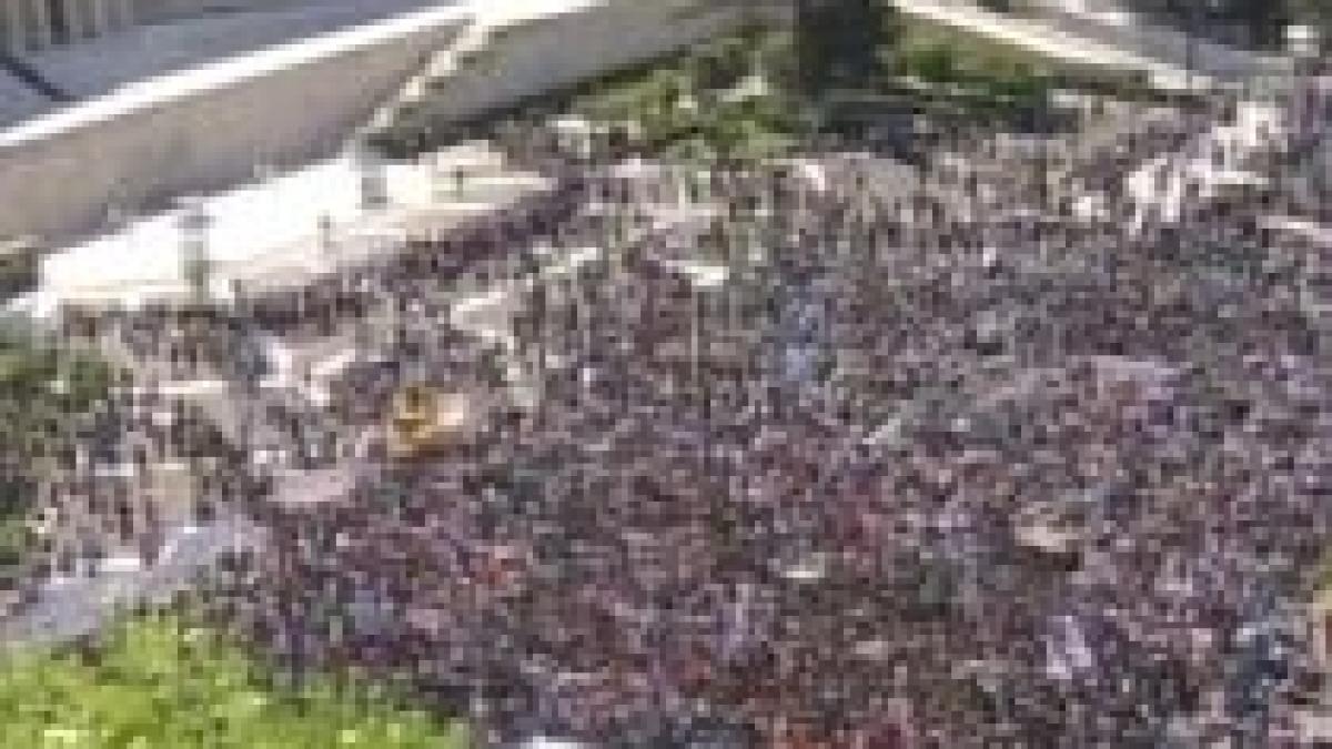 Grecia marchează Ziua Muncii cu proteste de amploare (VIDEO)