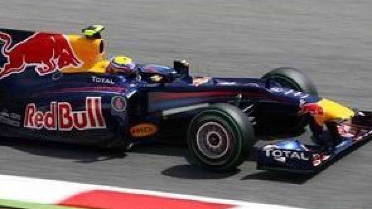 Webber pleacă din pole position la Barcelona, urmat de coechipierul său de la Red Bull