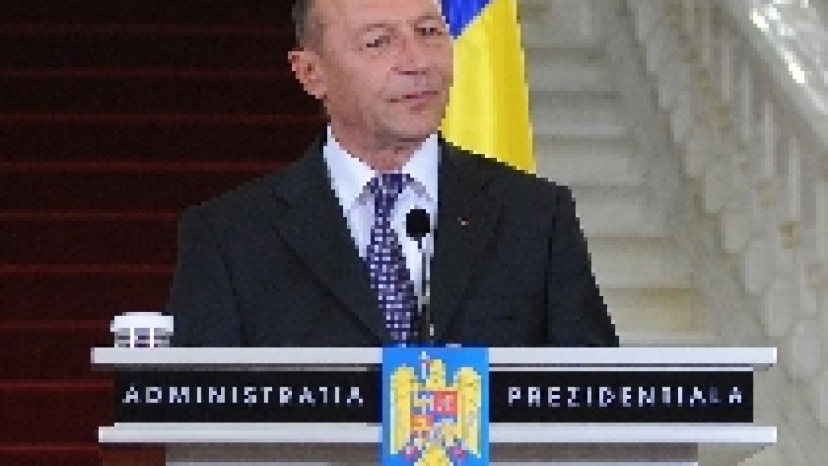 Băsescu: Guvernul, principalul responsabil de programul prezentat FMI. Să prevenim "grecizarea" ţării (VIDEO)