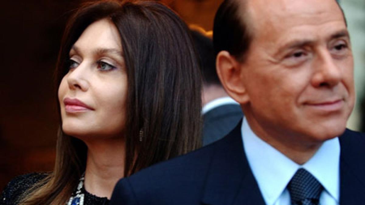 Berlusconi, mai sărac cu 100 milioane de euro, după divorţul de Veronica Lario