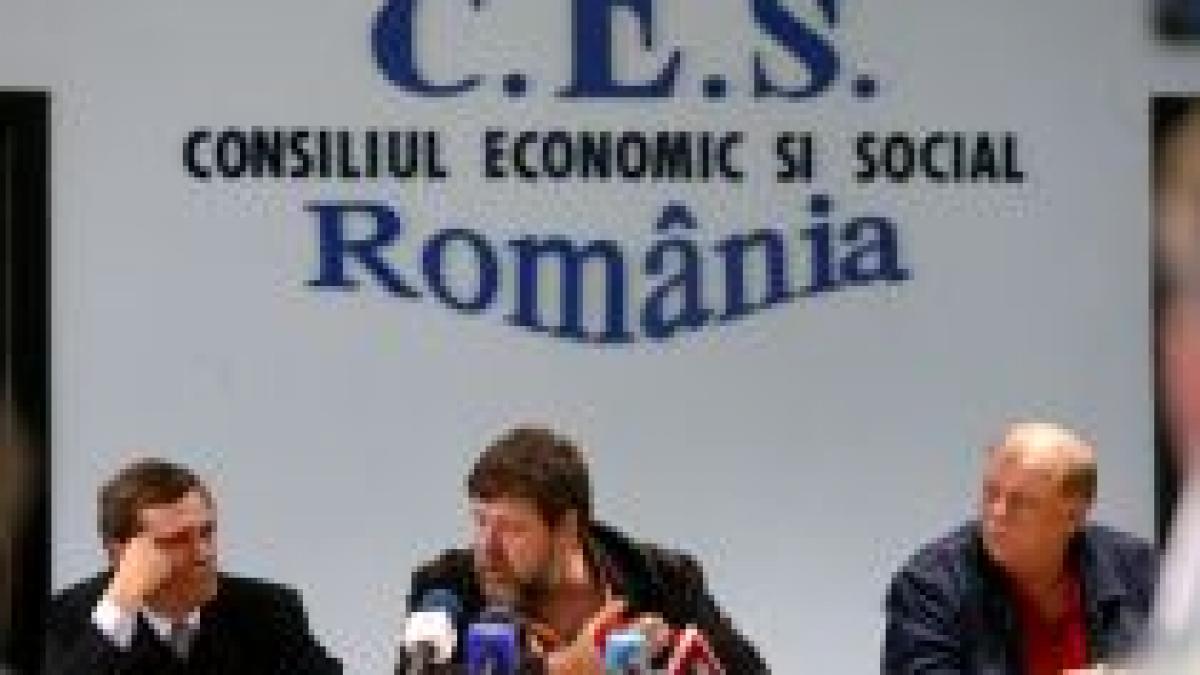 Şedinţa Consiliului Economic şi Social, amânată. Validarea acordului cu FMI, incertă