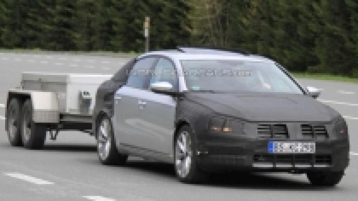 Volkswagen Passat 2012 apare în primele imagini spion (FOTO)