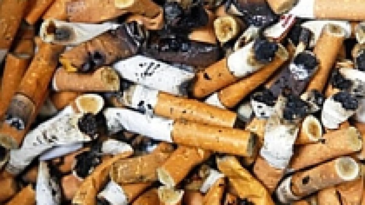 China: Mucurile de ţigară pot fi folosite la tratarea oţelului
