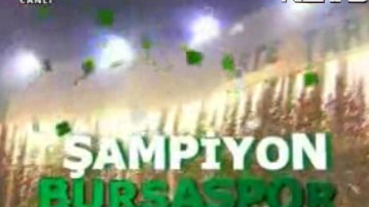 Giani Kiriţă şi Bursaspor, campioni in extremis în Turcia. Agonie şi stadion în flăcări la Fenerbahce (VIDEO)