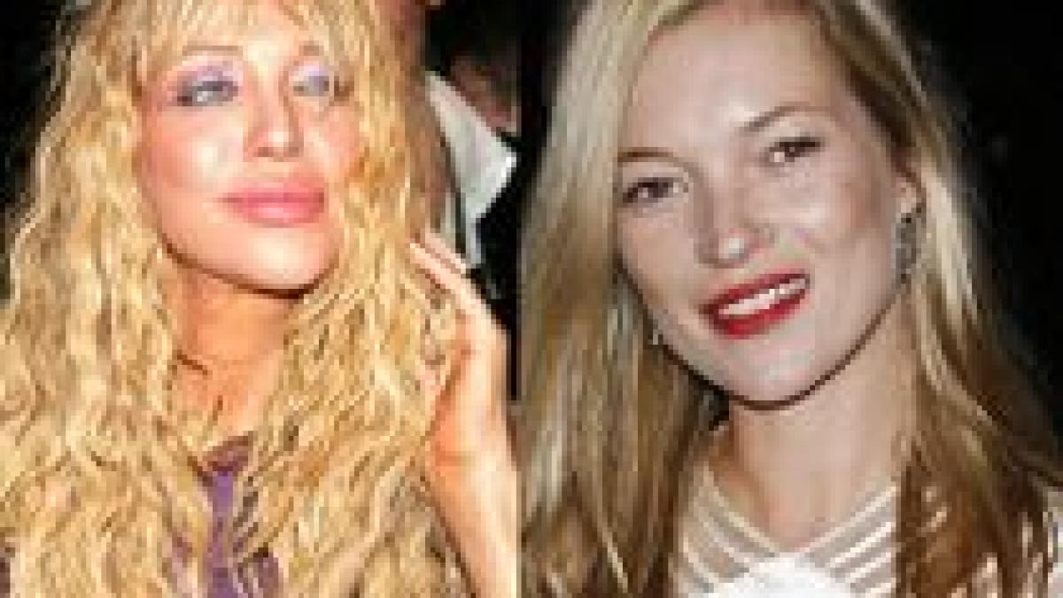 Courtney Love: Am făcut sex cu Kate Moss  