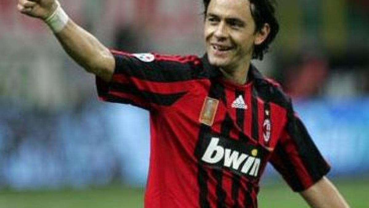 Inzaghi şi-a prelungit contractul şi va juca pentru al zecelea sezon la AC Milan