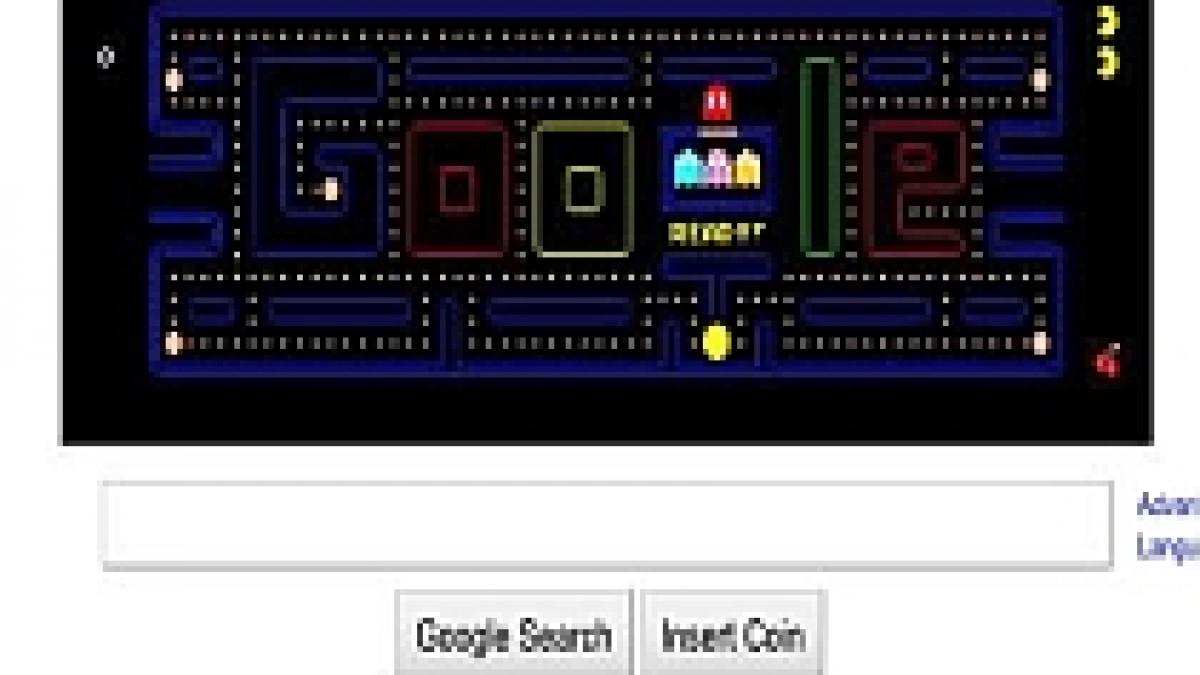 Jocul Google Pac-Man a costat economia mondială 120 milioane dolari
