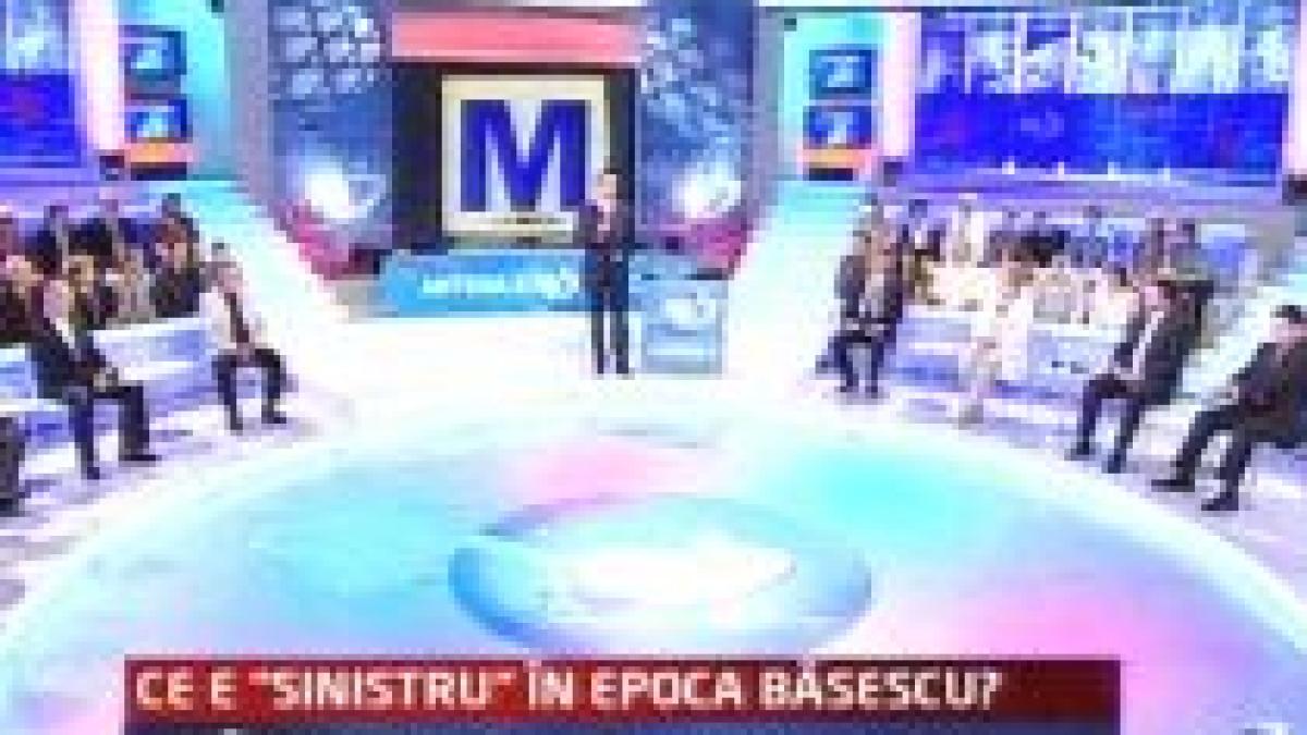 Sinteza Zilei: Ce e "sinistru" în epoca Băsescu? a) Tăierea pensiilor. b) Minciunile Guvernului