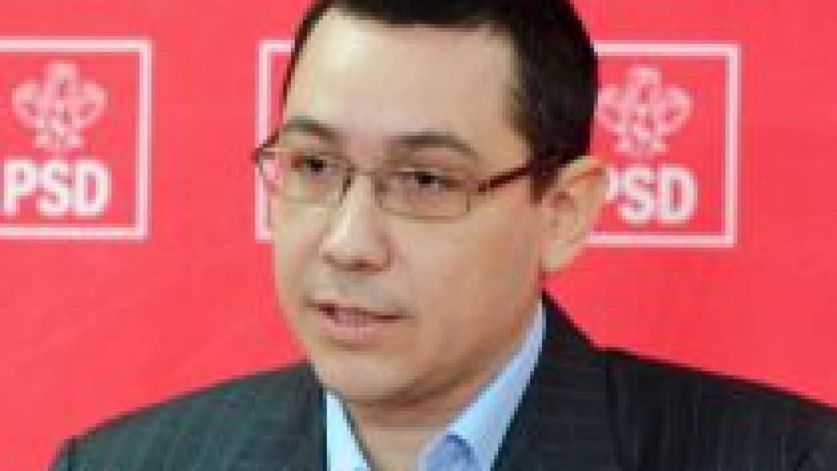 Ponta: Nesimţit e Boc, care le-a spus oamenilor că nu se atinge de pensii şi salarii (VIDEO)