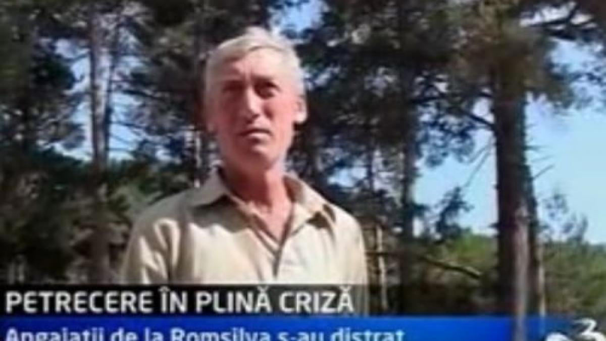 Angajaţii de la Romsilva, petreceri pe banii statului (VIDEO)