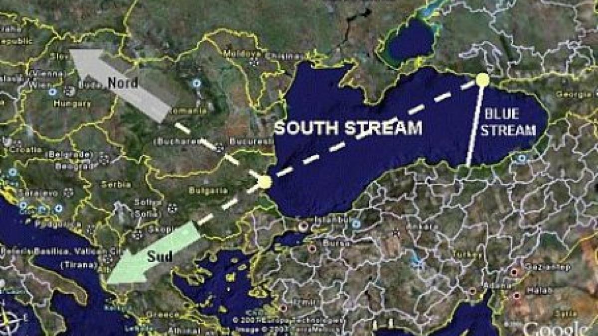 Gazprom începe discuţiile cu România pentru proiectul South Stream 