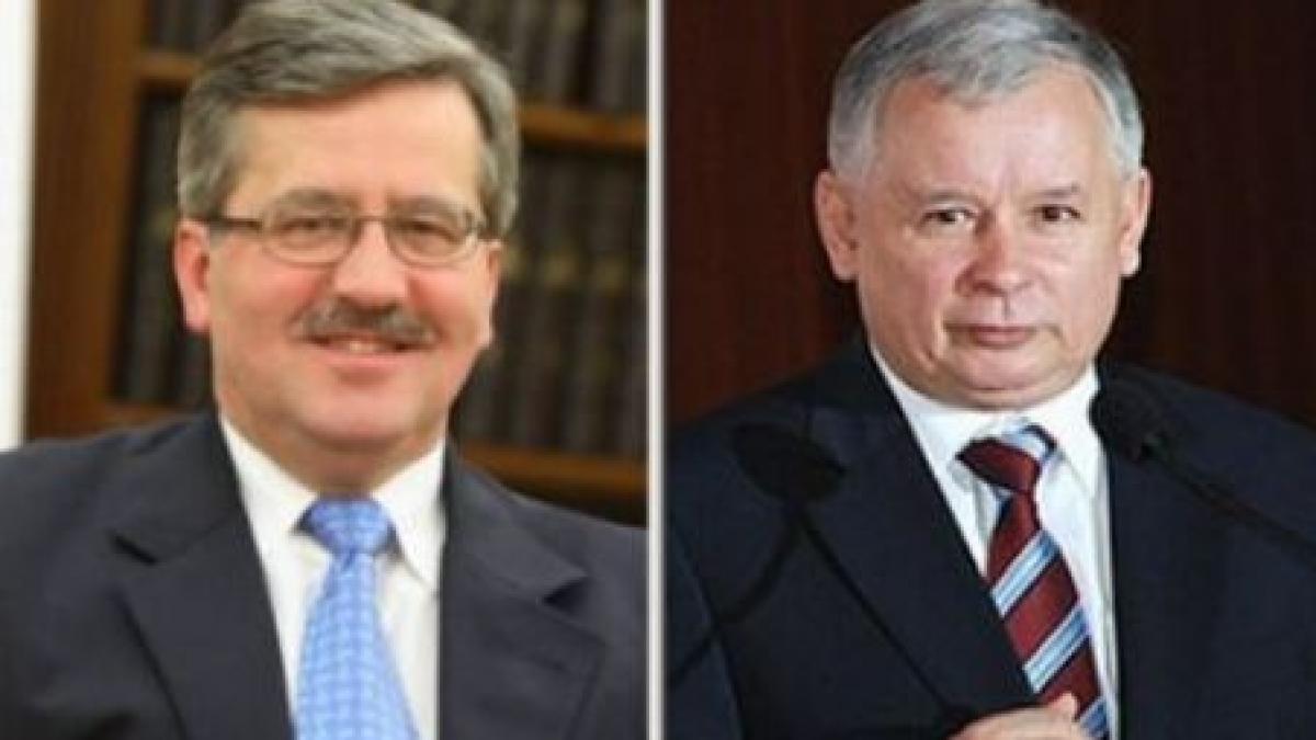 Alegerile prezidenţiale din Polonia: Bronislaw Komorowski şi Jaroslaw Kaczynski se luptă în turul doi de scrutin