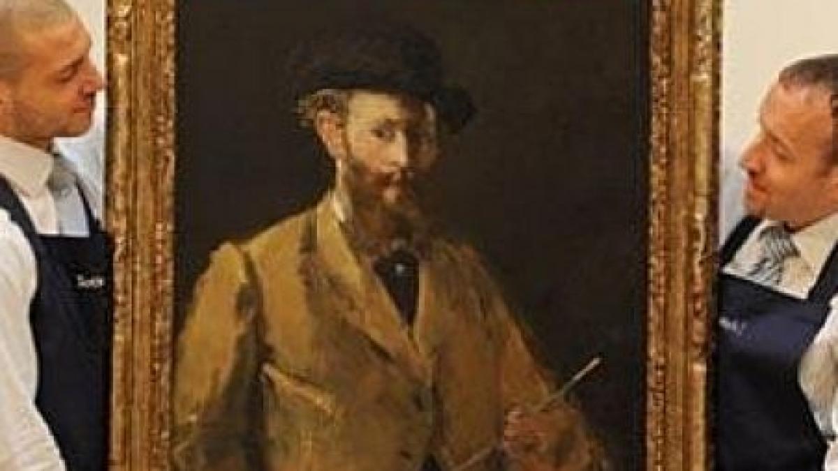 Autoportret al lui Edouard Manet, vândut cu peste 26 milioane de euro