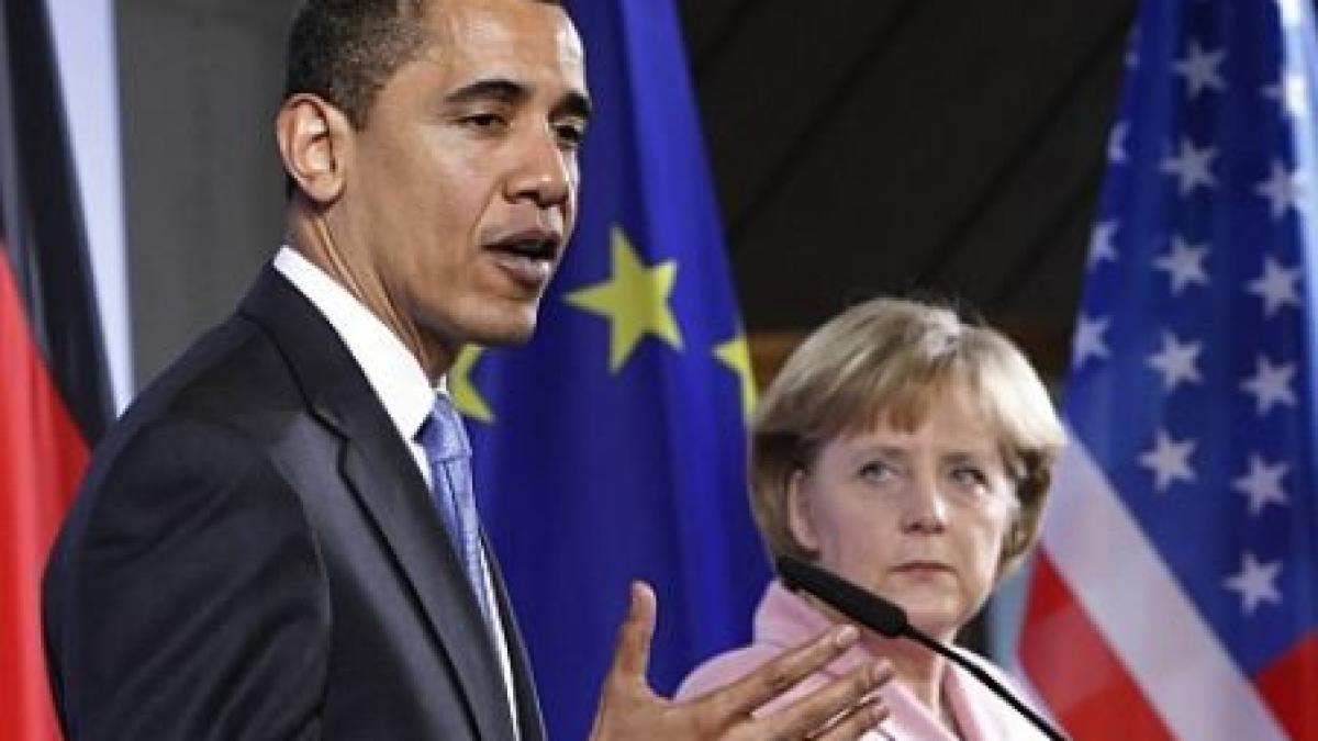 Merkel respinge avertismentele lui Obama despre reducerea cheltuielilor 