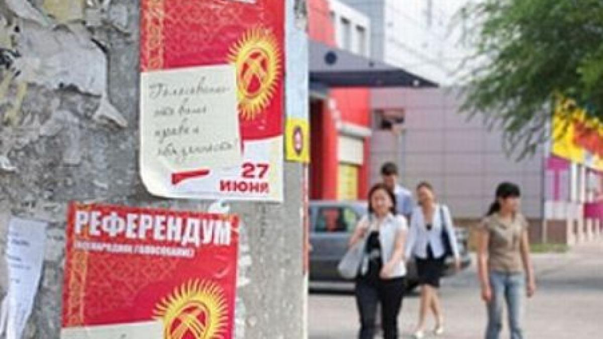 Kîrgîzstanul ridică restricţiile de circulaţie din sudul ţării, cu o zi înainte de referendum