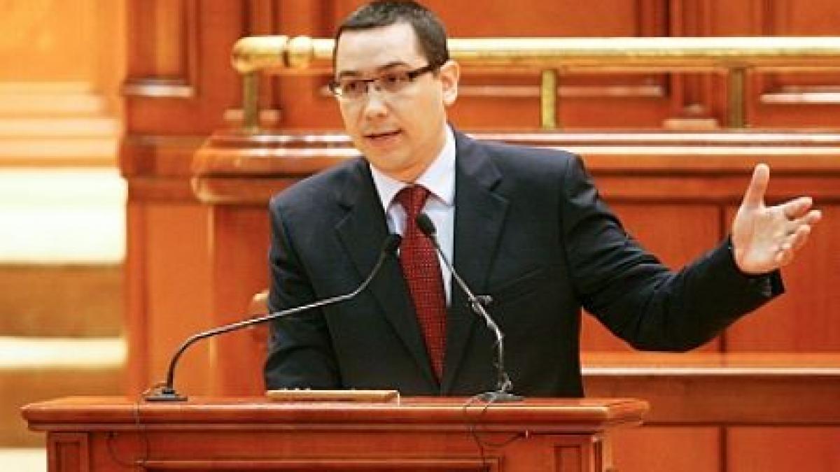 Ponta: Vom depune o nouă moţiune de cenzură imediat ce strângem 236 de semnături